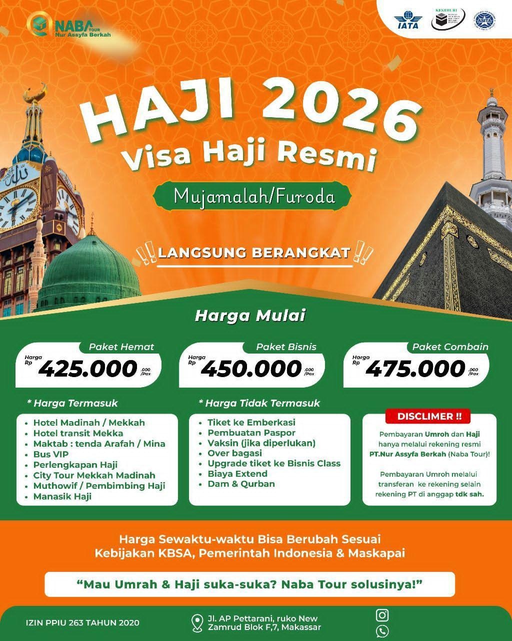Paket Haji 2026