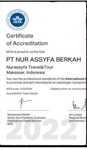 Certificate of Accreditation
