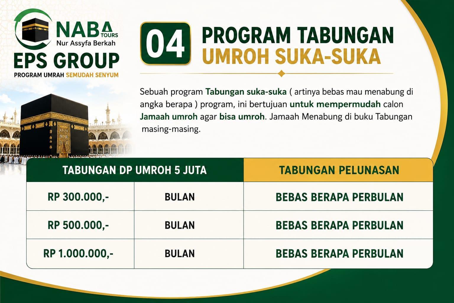 Tabungan Umroh Suka-Suka